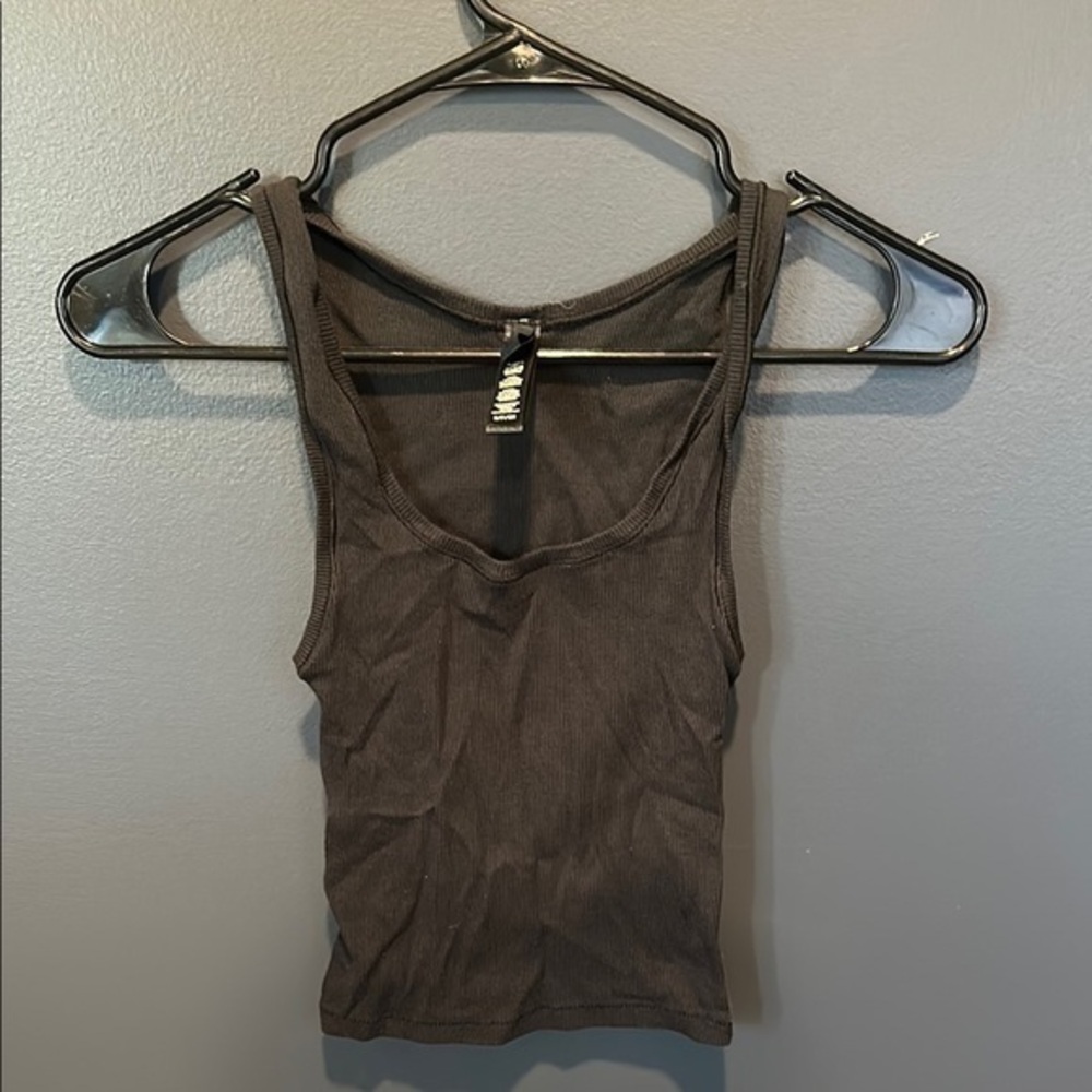 Skims Women's Black Tank Top Size Small